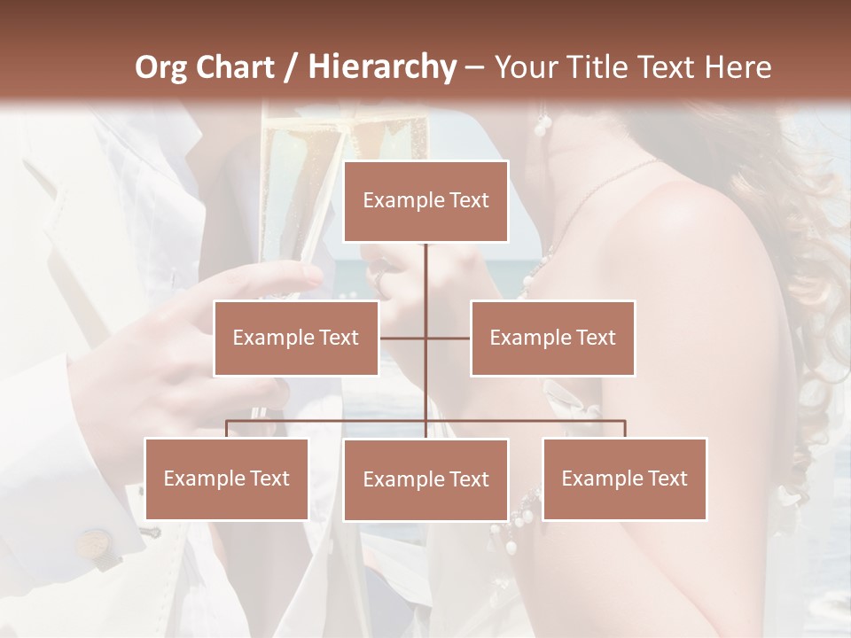 A Man And Woman Kissing While Holding Champagne Glasses PowerPoint Template