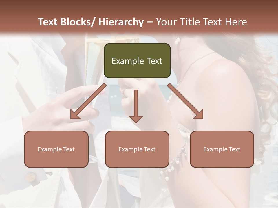 A Man And Woman Kissing While Holding Champagne Glasses PowerPoint Template