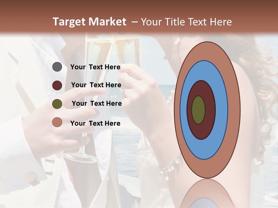 A Man And Woman Kissing While Holding Champagne Glasses PowerPoint Template