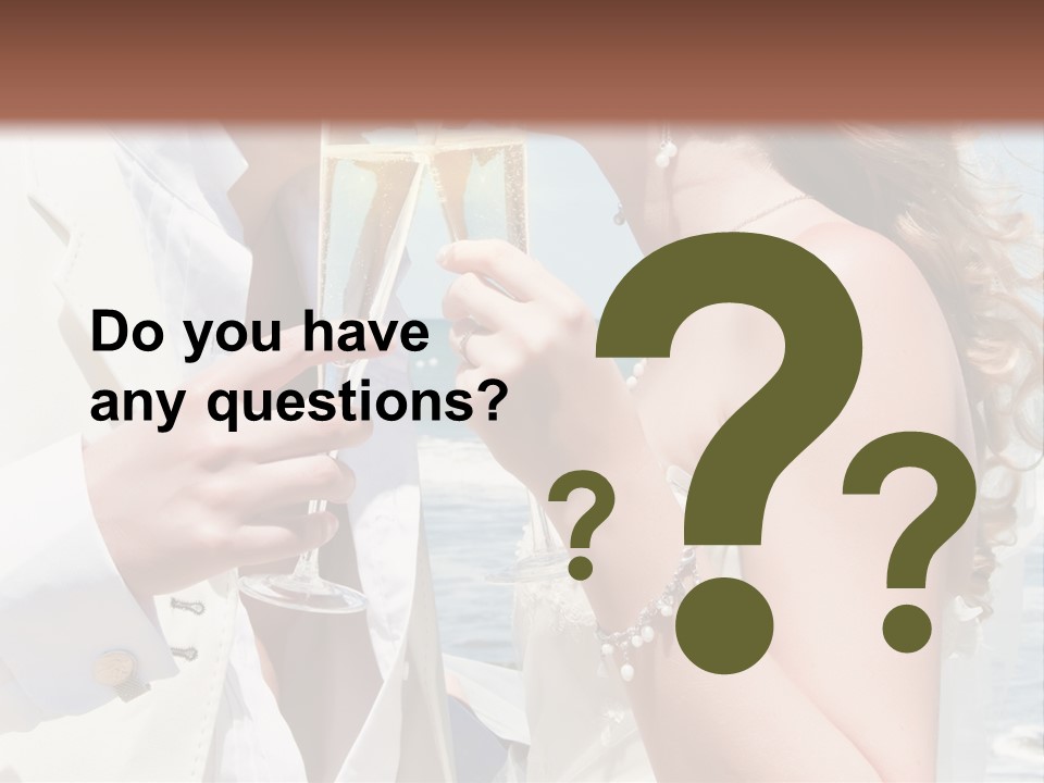 A Man And Woman Kissing While Holding Champagne Glasses PowerPoint Template