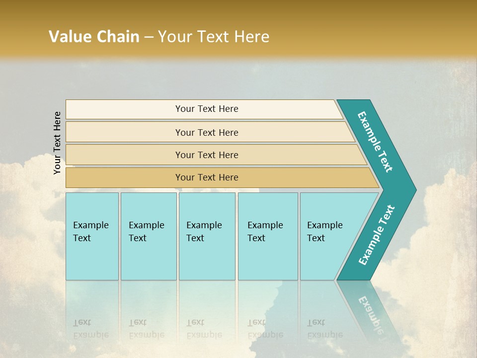 A Picture Of A Cloud In The Sky PowerPoint Template