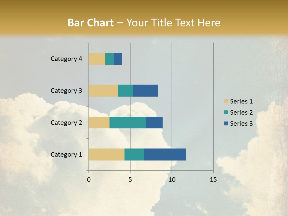 A Picture Of A Cloud In The Sky PowerPoint Template