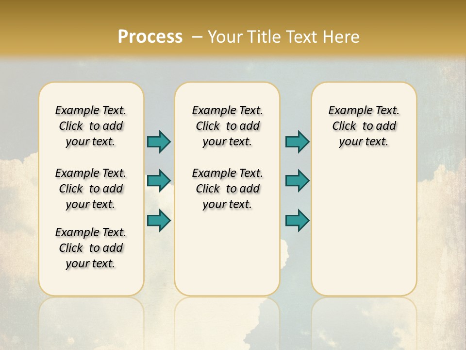 A Picture Of A Cloud In The Sky PowerPoint Template