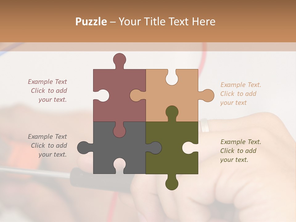 Laborer Profile Electric PowerPoint Template