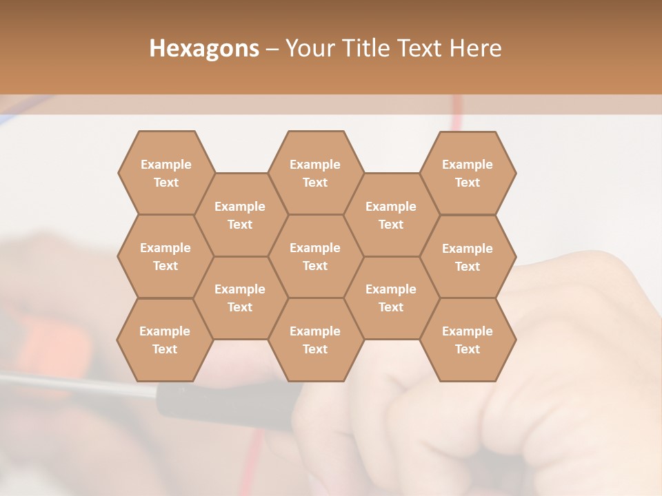 Laborer Profile Electric PowerPoint Template