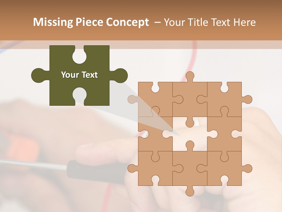 Laborer Profile Electric PowerPoint Template