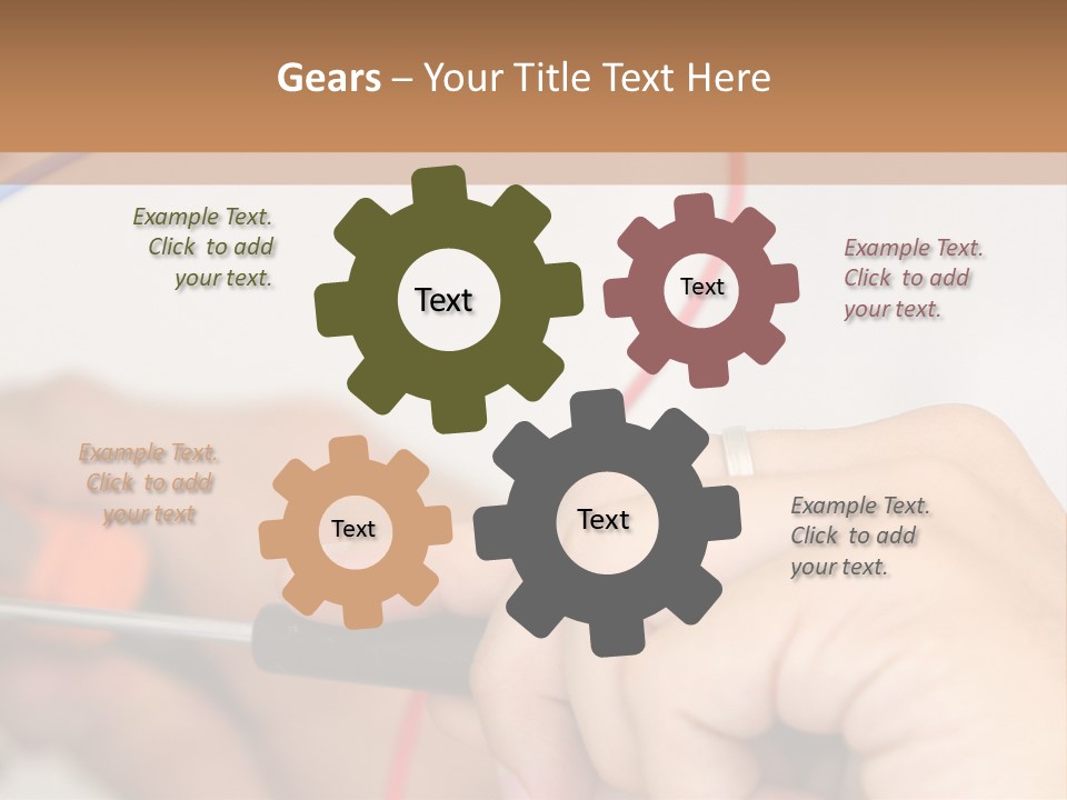 Laborer Profile Electric PowerPoint Template