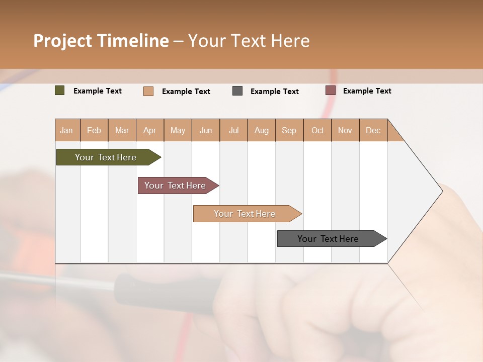 Laborer Profile Electric PowerPoint Template