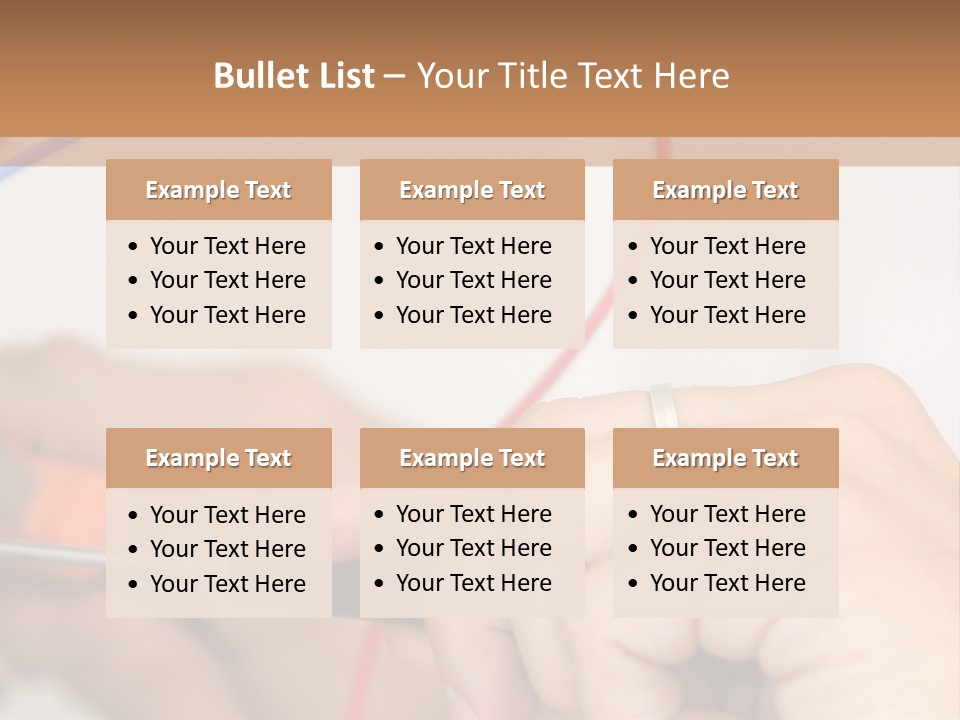 Laborer Profile Electric PowerPoint Template