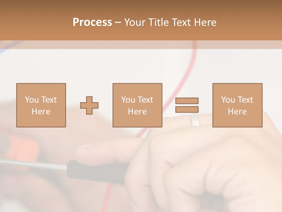 Laborer Profile Electric PowerPoint Template