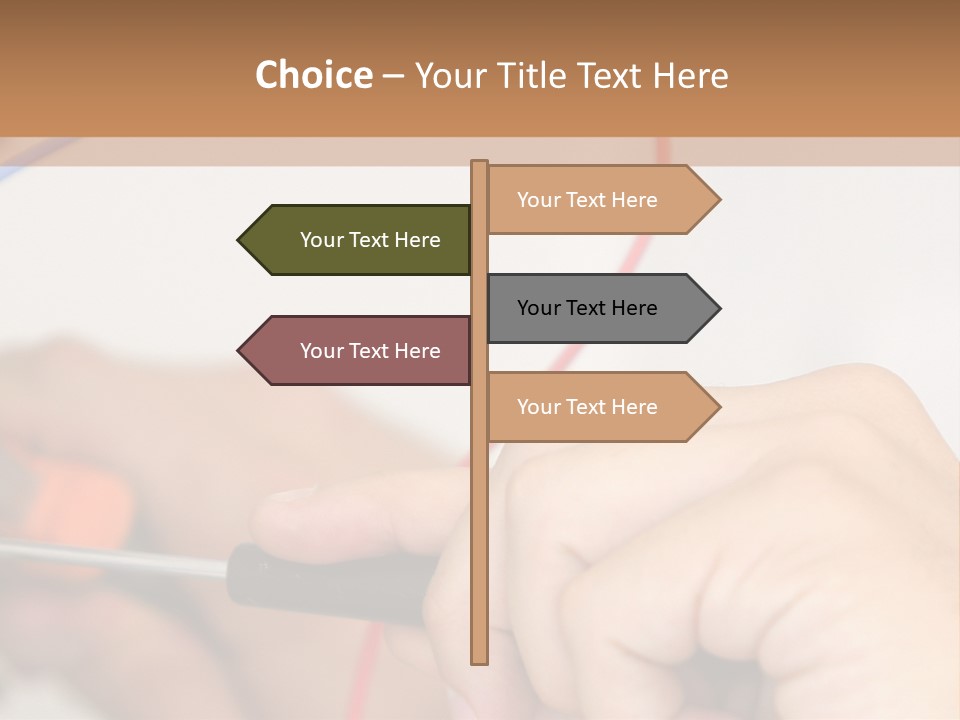Laborer Profile Electric PowerPoint Template