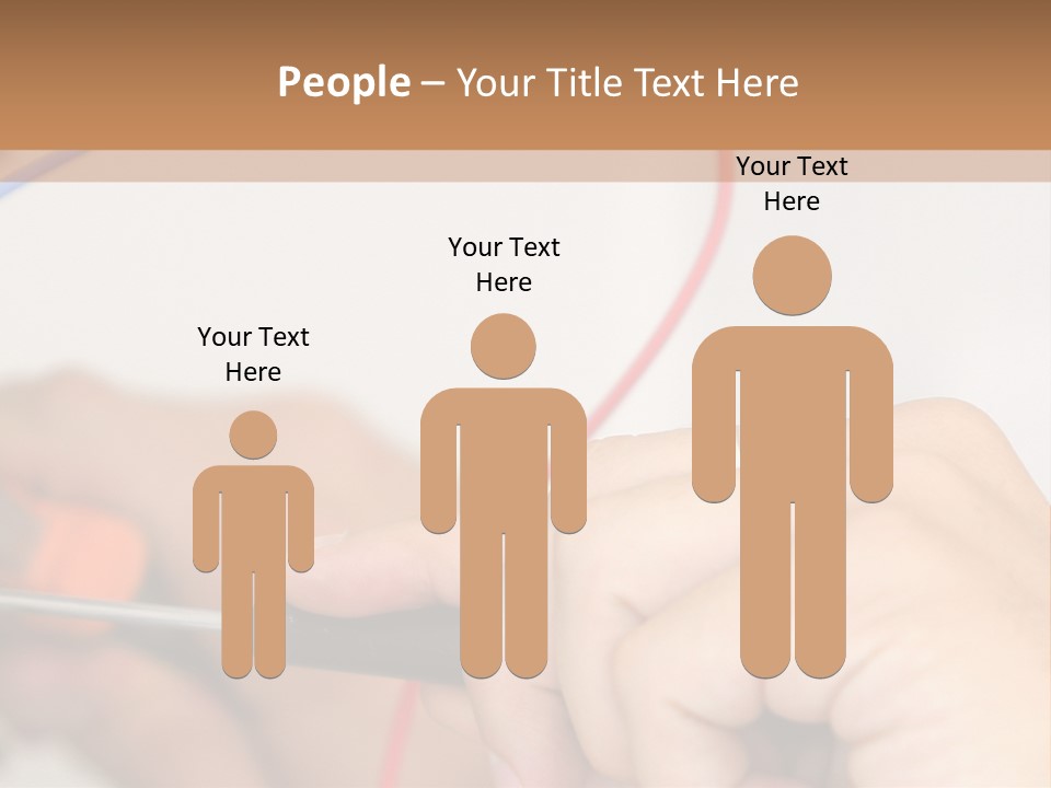 Laborer Profile Electric PowerPoint Template