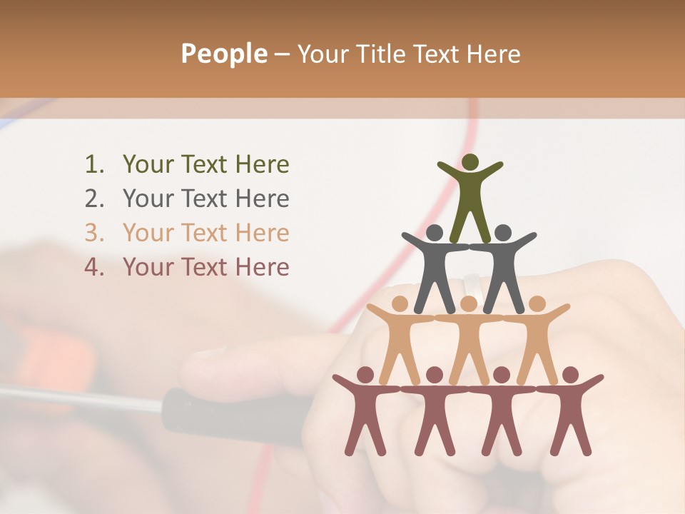 Laborer Profile Electric PowerPoint Template