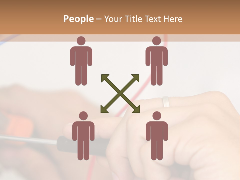 Laborer Profile Electric PowerPoint Template