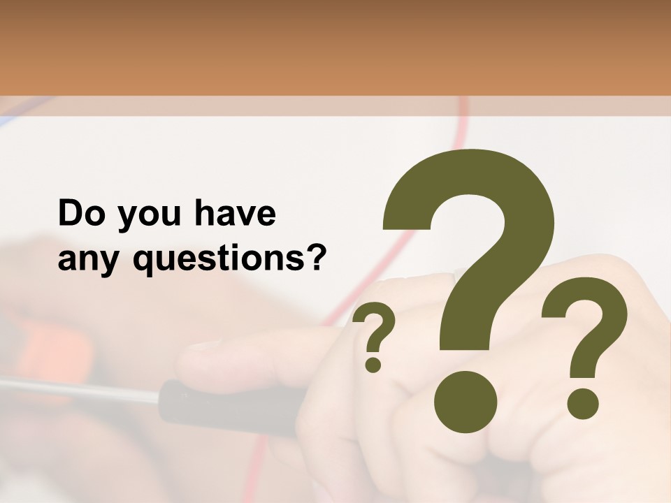 Laborer Profile Electric PowerPoint Template