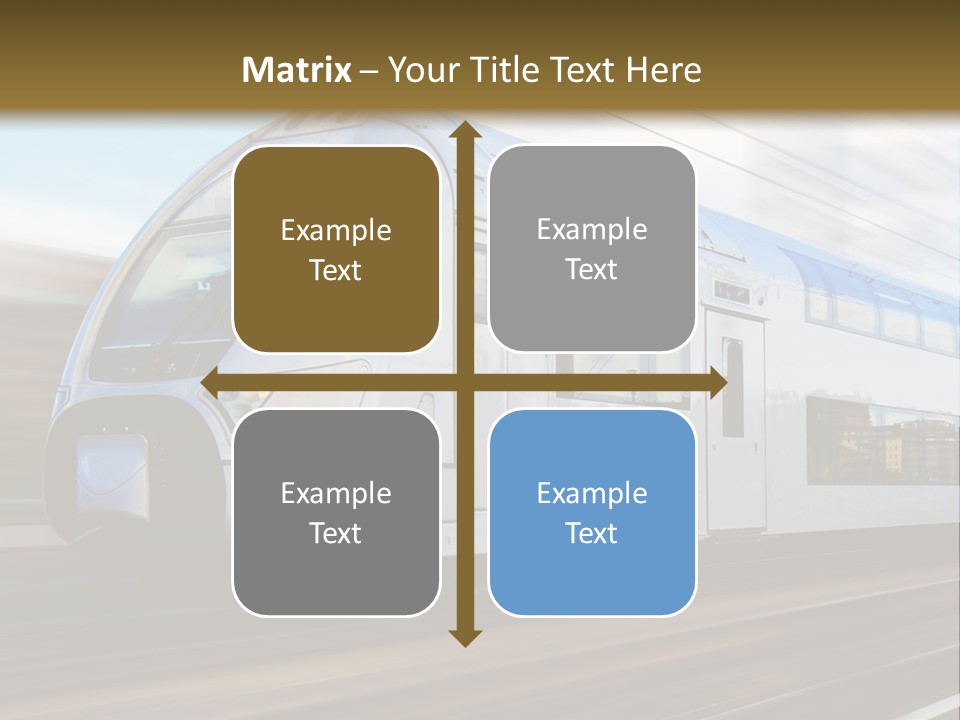 Track Motion Route PowerPoint Template