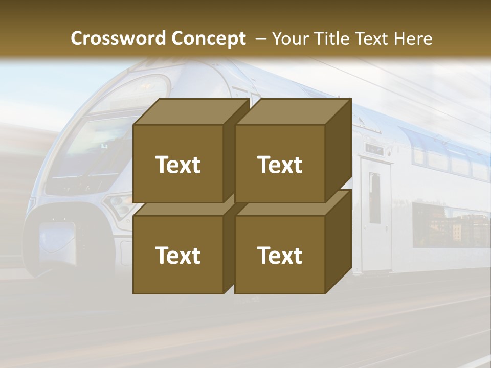 Track Motion Route PowerPoint Template