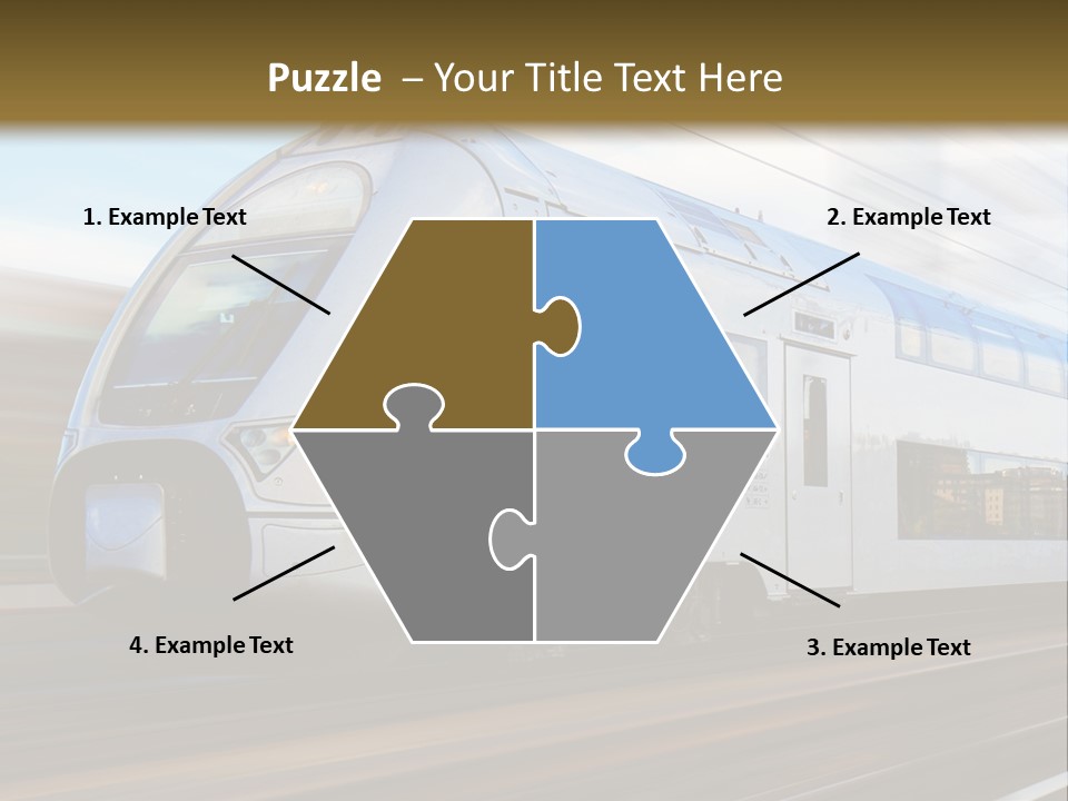 Track Motion Route PowerPoint Template