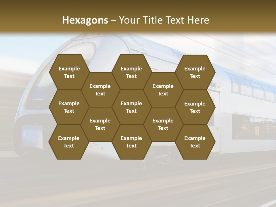 Track Motion Route PowerPoint Template