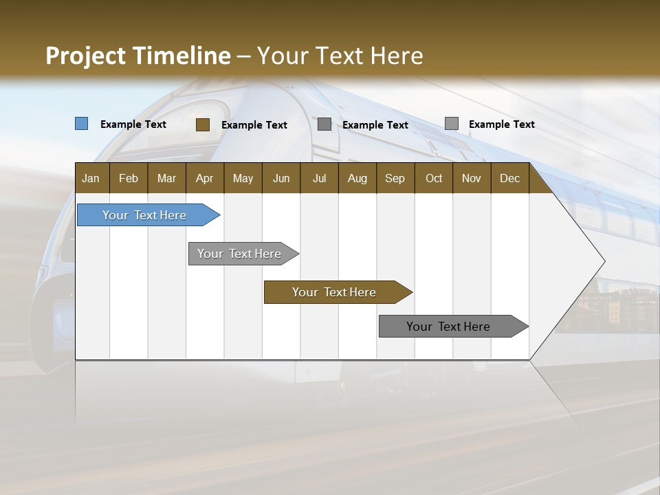 Track Motion Route PowerPoint Template
