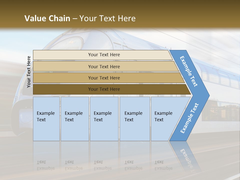 Track Motion Route PowerPoint Template