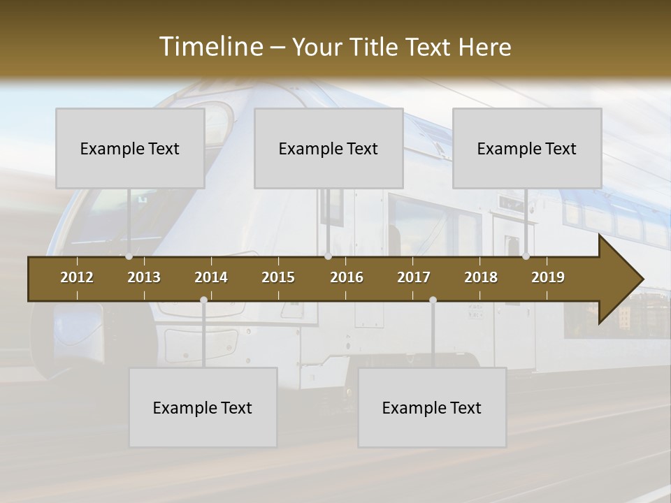 Track Motion Route PowerPoint Template