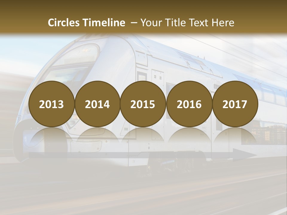 Track Motion Route PowerPoint Template