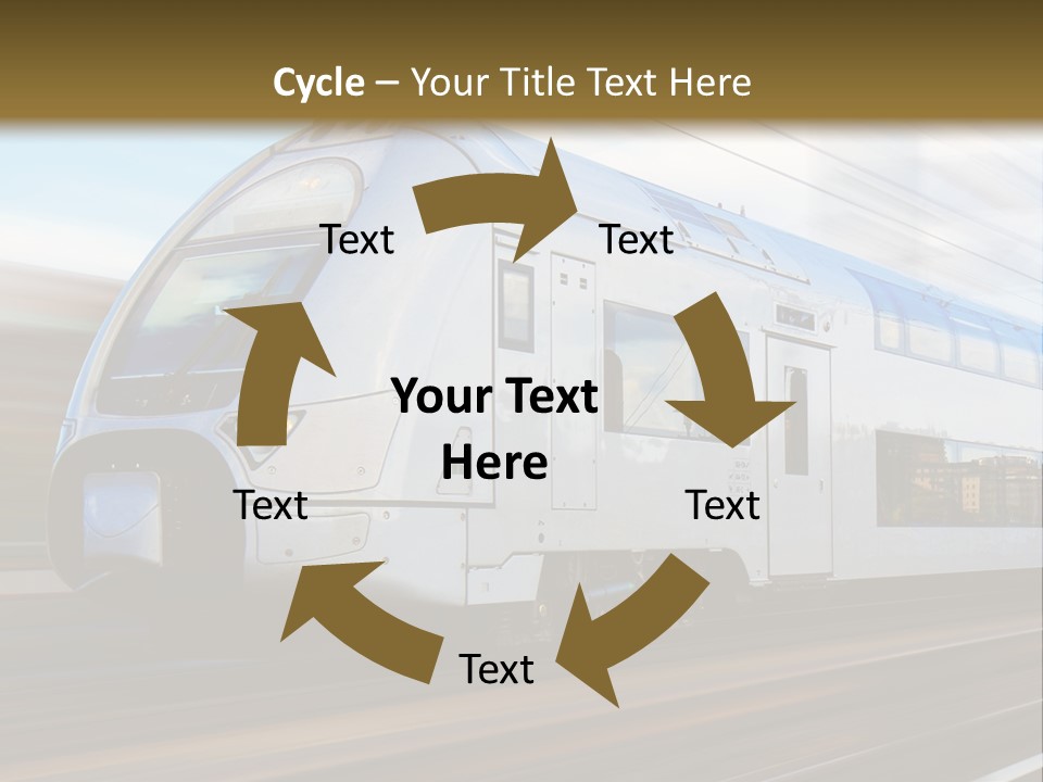 Track Motion Route PowerPoint Template