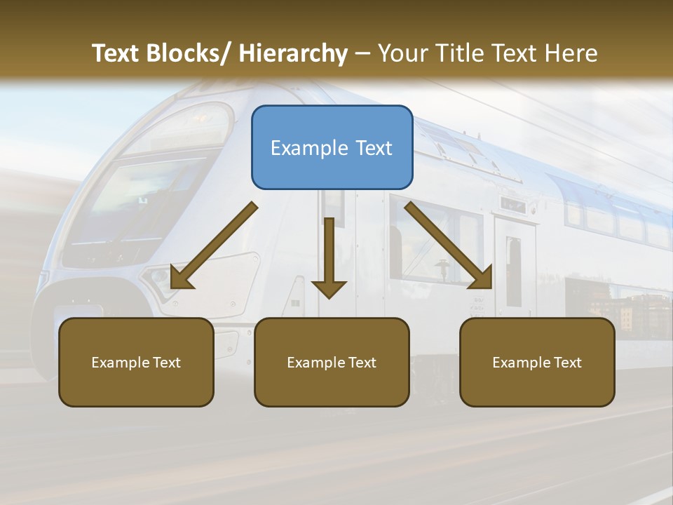 Track Motion Route PowerPoint Template