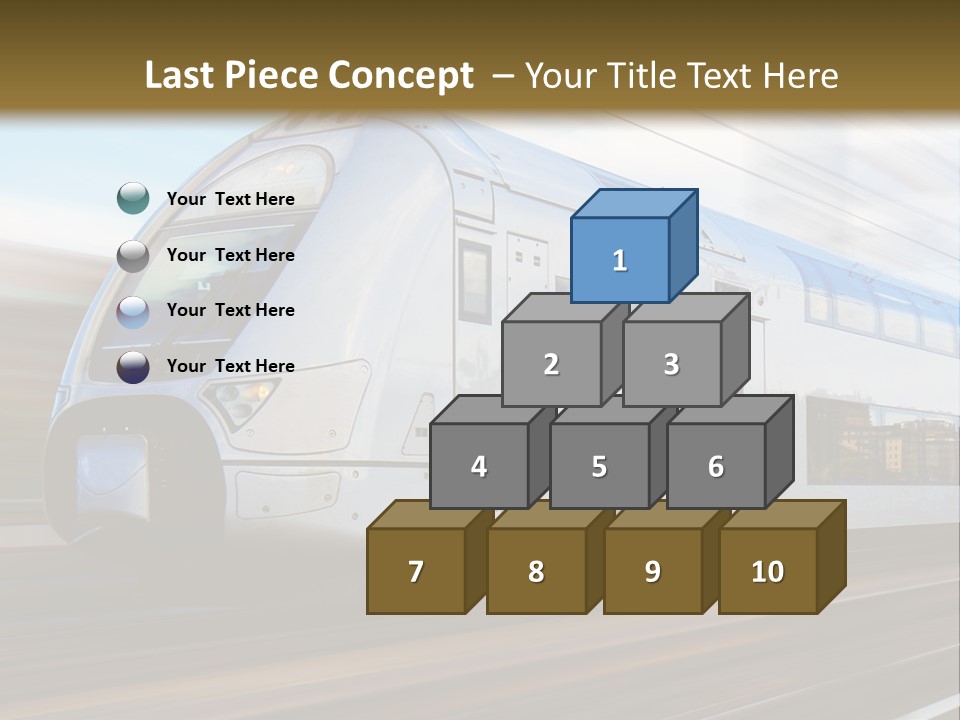 Track Motion Route PowerPoint Template