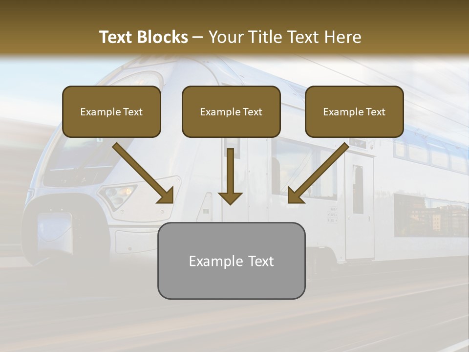 Track Motion Route PowerPoint Template