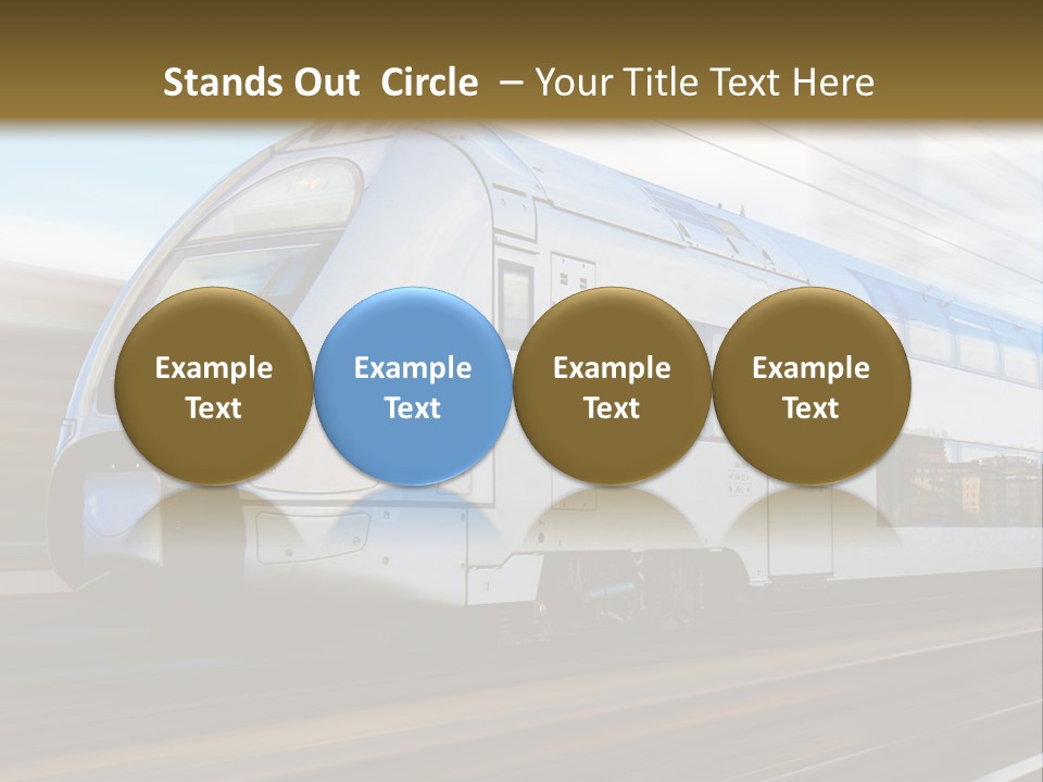 Track Motion Route PowerPoint Template