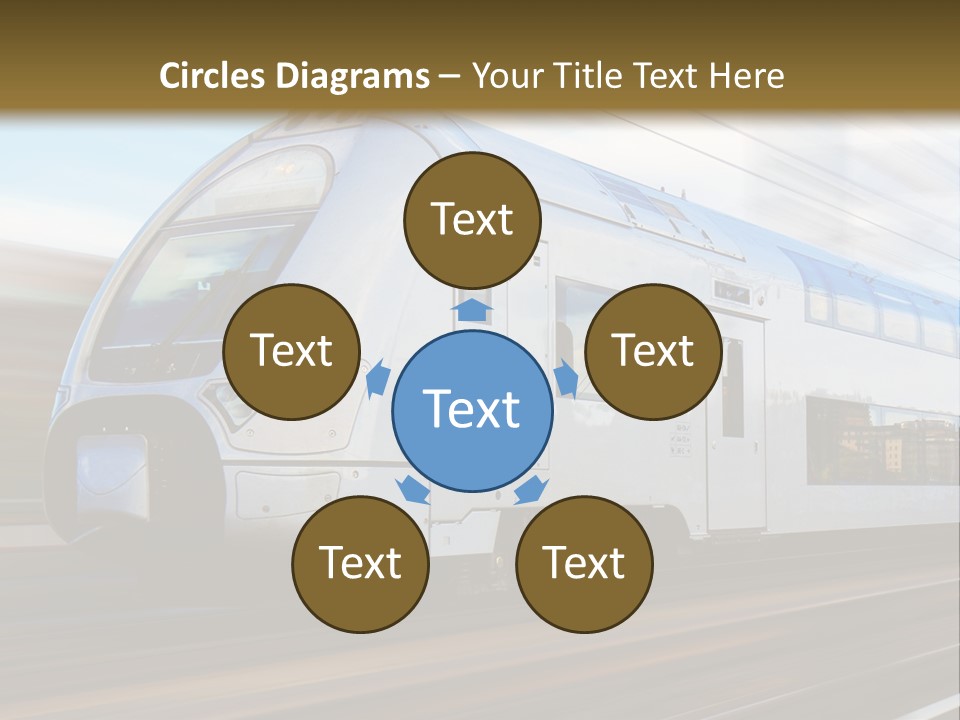 Track Motion Route PowerPoint Template