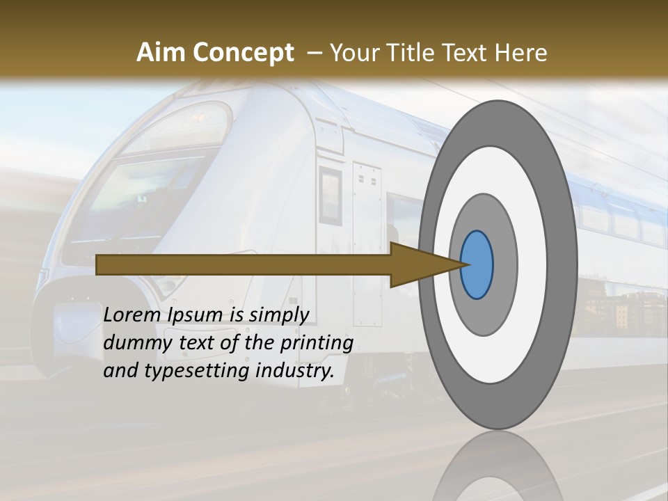 Track Motion Route PowerPoint Template