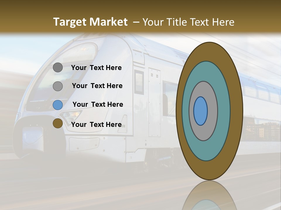 Track Motion Route PowerPoint Template