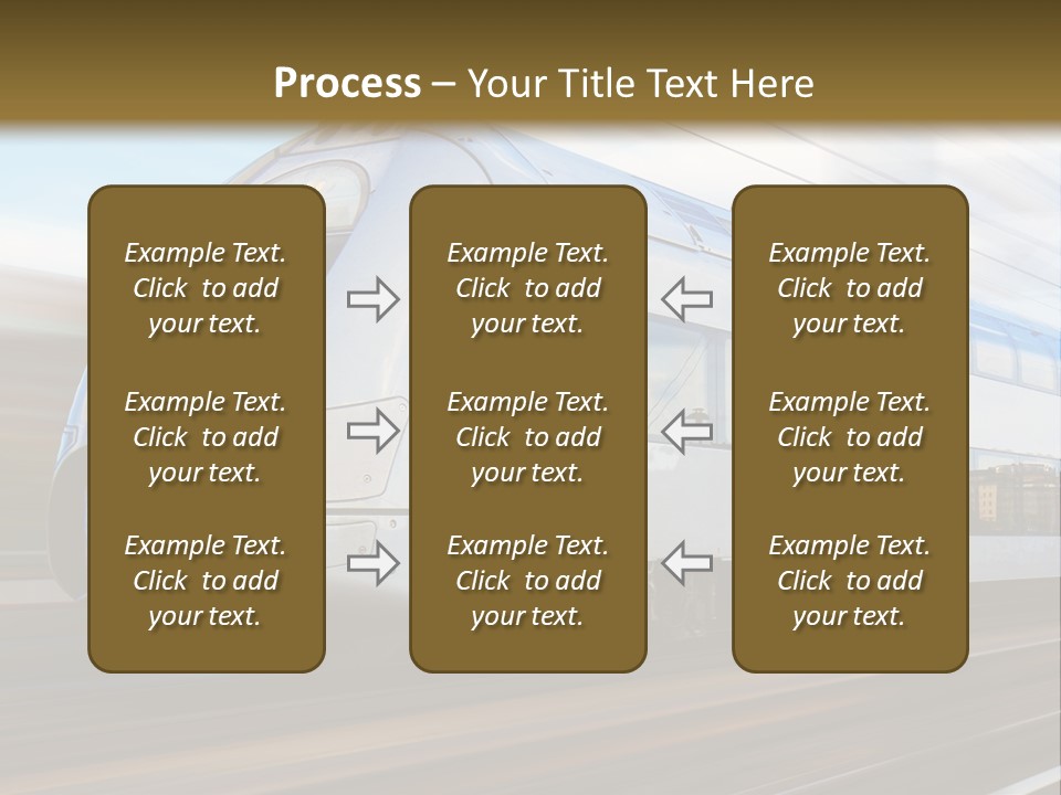 Track Motion Route PowerPoint Template