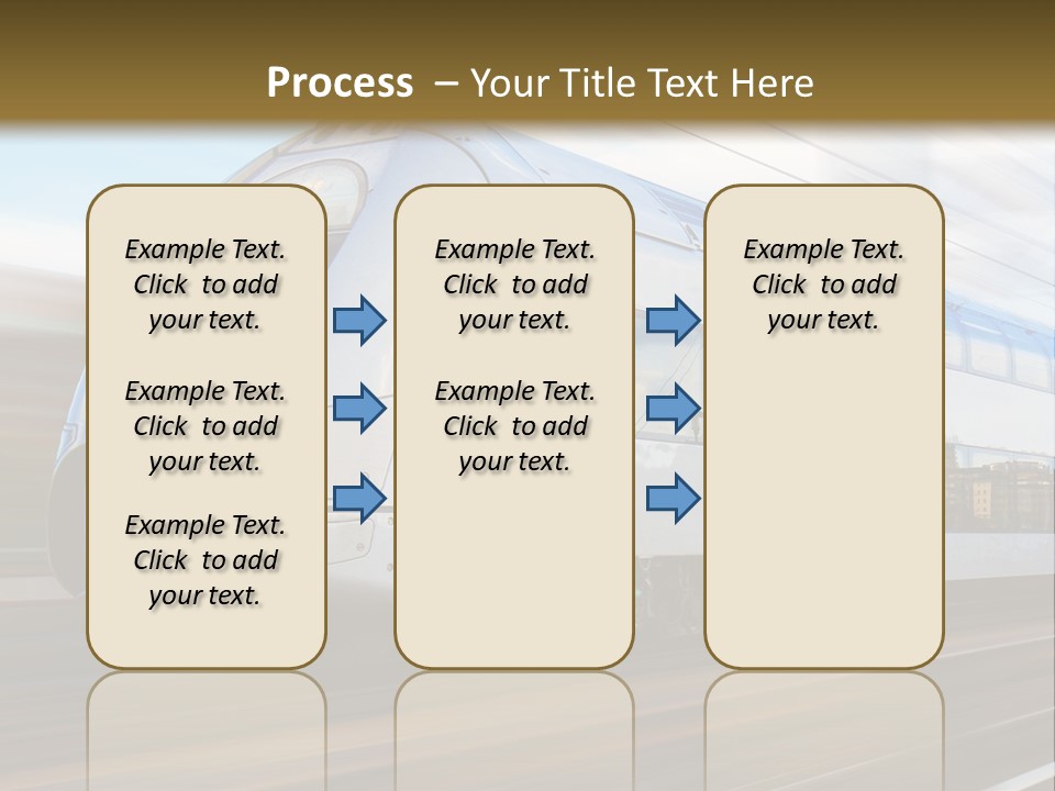 Track Motion Route PowerPoint Template