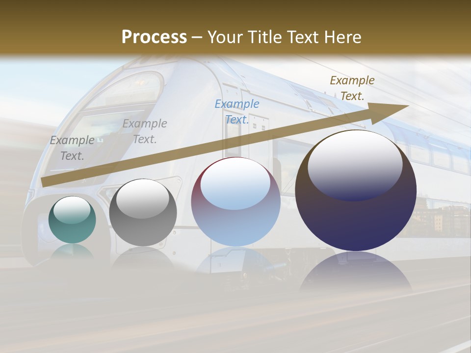 Track Motion Route PowerPoint Template