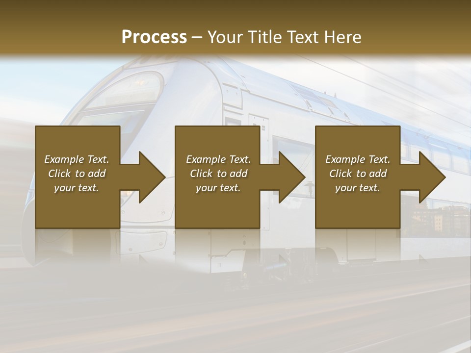 Track Motion Route PowerPoint Template