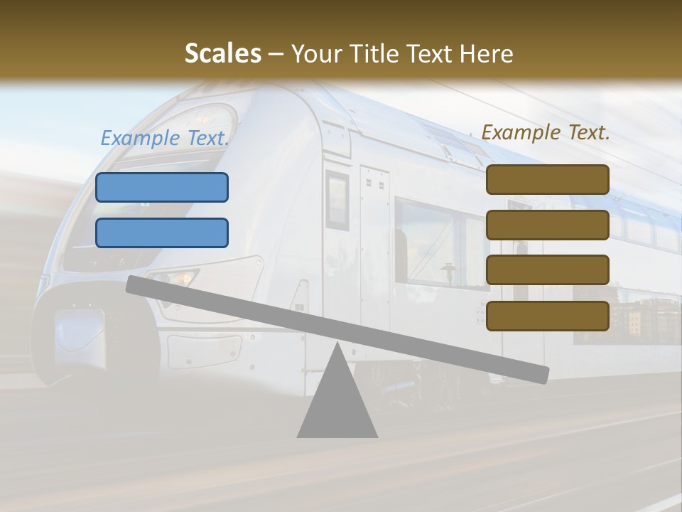 Track Motion Route PowerPoint Template