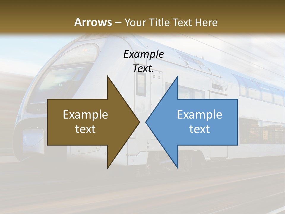 Track Motion Route PowerPoint Template