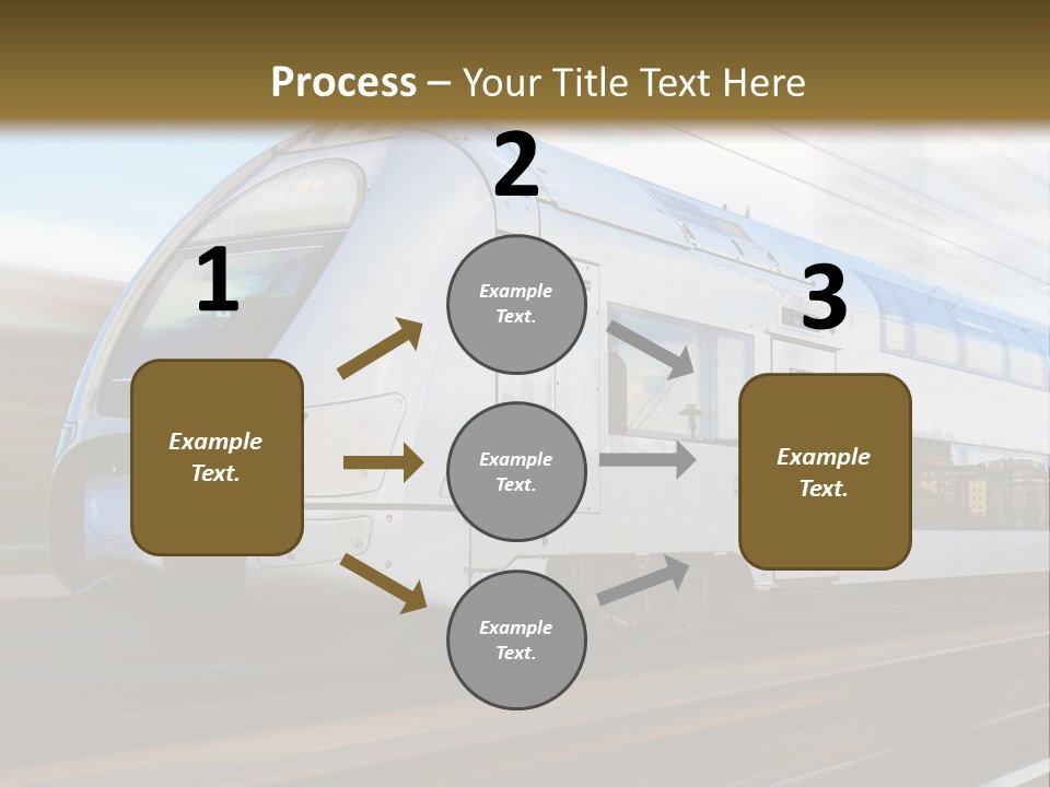 Track Motion Route PowerPoint Template