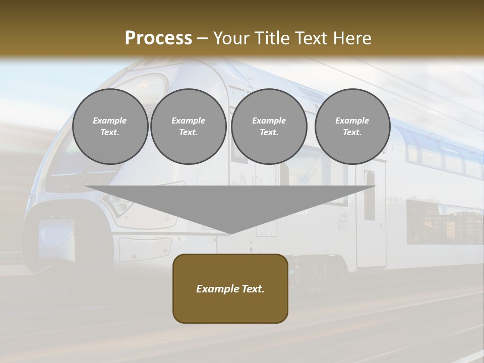 Track Motion Route PowerPoint Template