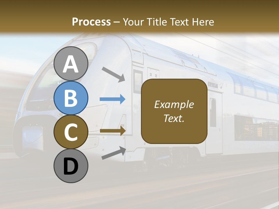 Track Motion Route PowerPoint Template