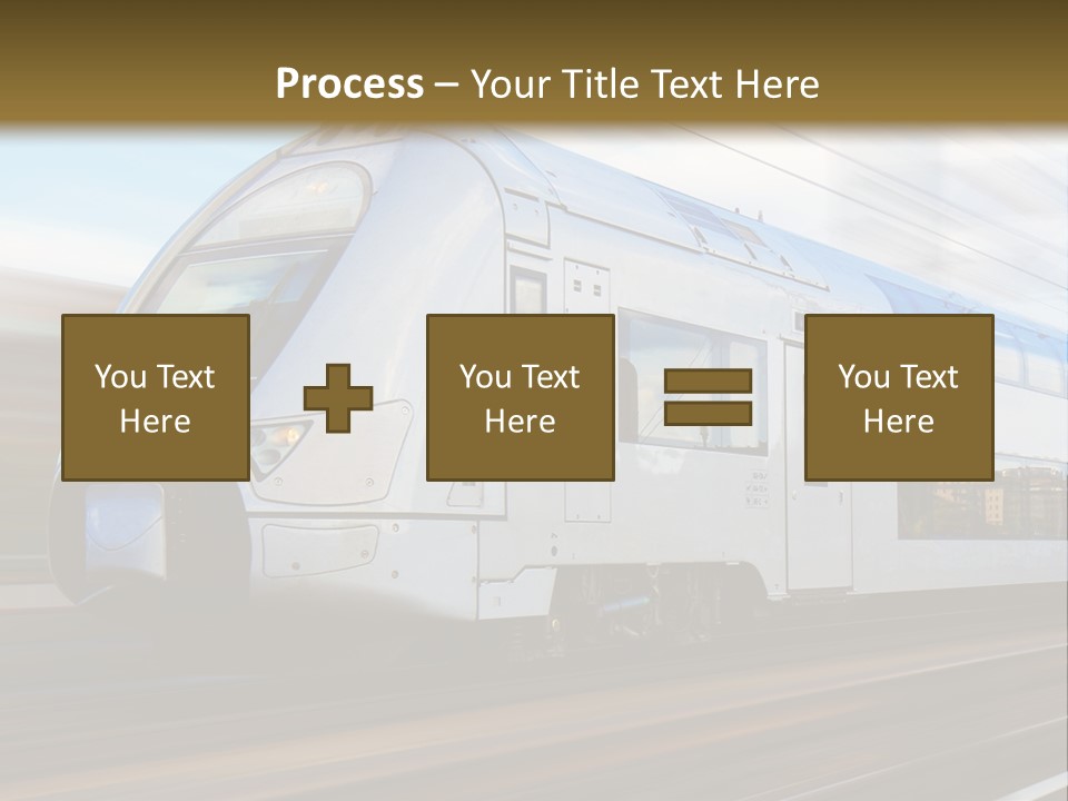 Track Motion Route PowerPoint Template