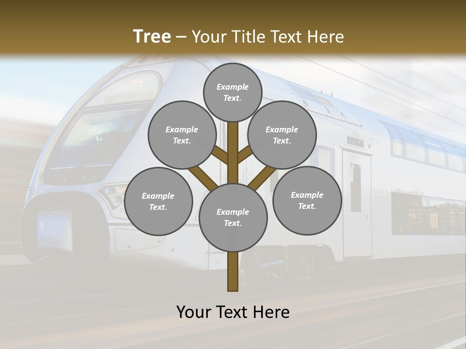 Track Motion Route PowerPoint Template