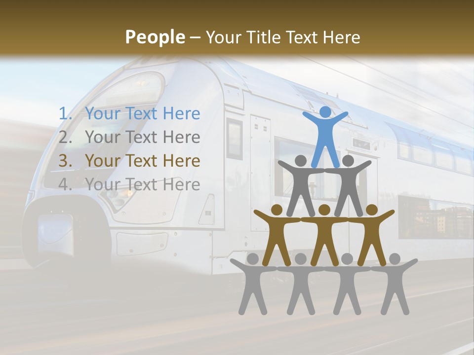 Track Motion Route PowerPoint Template