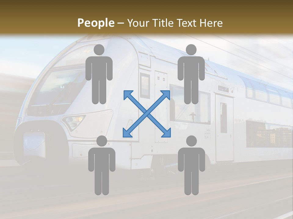 Track Motion Route PowerPoint Template