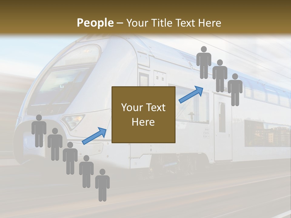 Track Motion Route PowerPoint Template