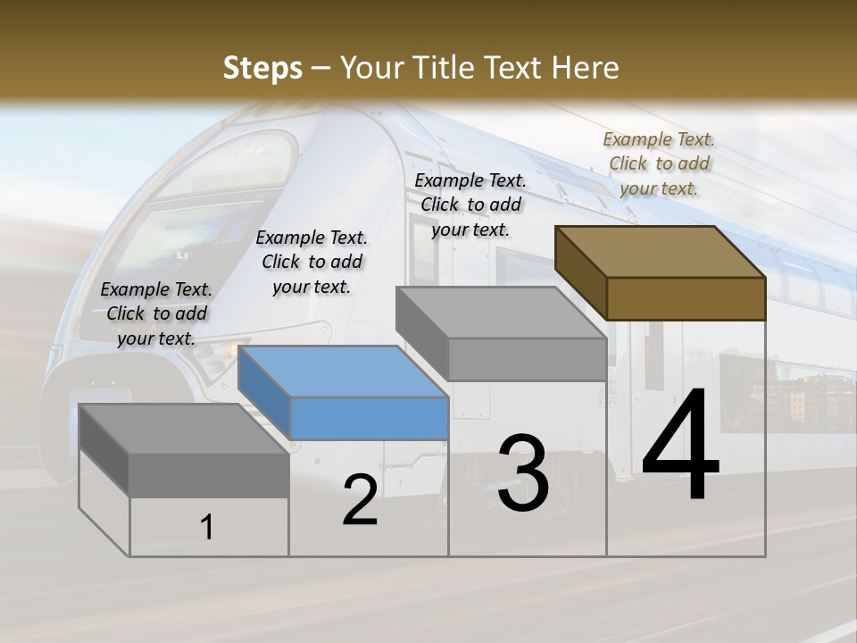 Track Motion Route PowerPoint Template